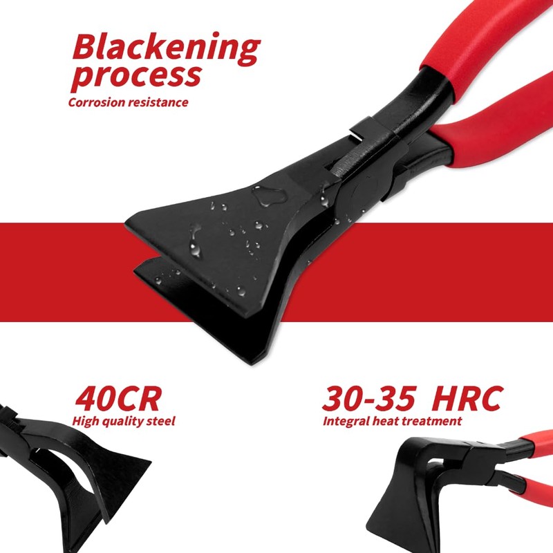 90° Folding Pliers, Sheet Metal Bending Pliers, Black Burnished Carbon