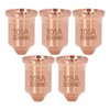 5 Pcs 220990 Nozzle Tip Brass Plasma Cutting Torch Nozzle