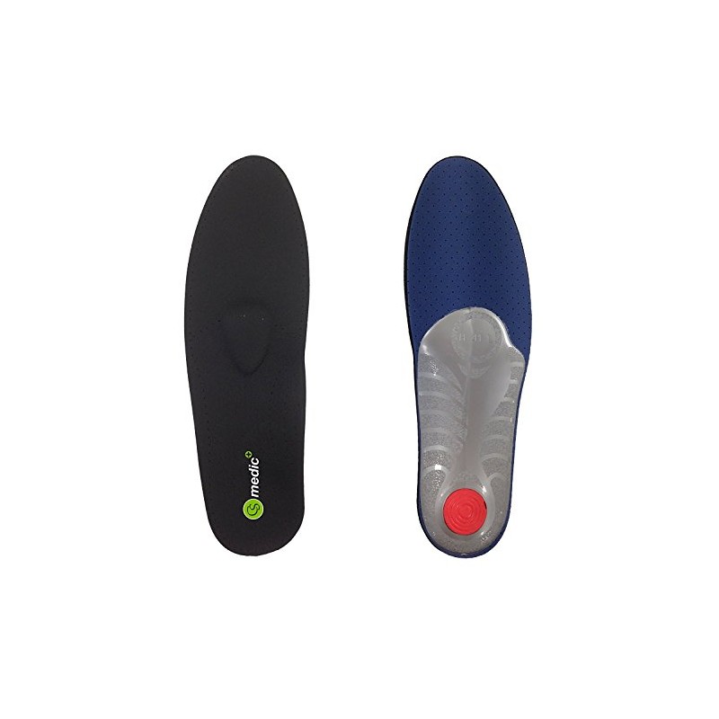 CS MEDIC , Unisex Adult Orthopaedic Insoles - black, size: