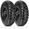 TICONN 10" Solid Tires, 2 Pack Flat Free 4.10/3.50-4'' Wheels