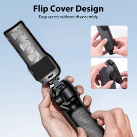 T Tersely Protective Cover Case for DJI Osmo Pocket 3, Gimbal Lens Cap Screen Protector with 3 Filter Holds for DJI Pocket 3, Creator Combo Accessories (Black)