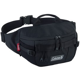 Coleman AITHRIAWAISTBAG Waist Bag, Body Bag, 2-Way, 1.5 gal (4.5 L), AITHRIA WAIST Bag, Black, Black