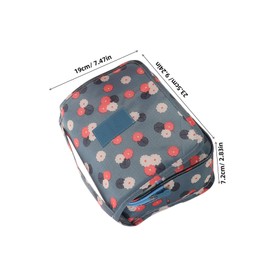 OATIPHO 2pcs Foldable Travel Toiletry Bag with Hook Portable Organizer for Cosmetics Makeup Skincare Jewelry Capacity Hanging Storage for Men Women Space Saving Essential Accessory