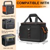 BISKLNDN Travel Carrying Case Compatible with Jackery Explorer 1500/2000 V2