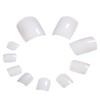 500 Pieces Acrylic False Toenails Natural Full Cover Artificial Square