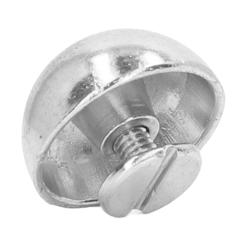 100 Set Round Head Stud 15mm Plated Alloy High Hardness