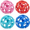 Nuby 100% Silicone Tuggy Teether Ball, 6 Months +, Colors