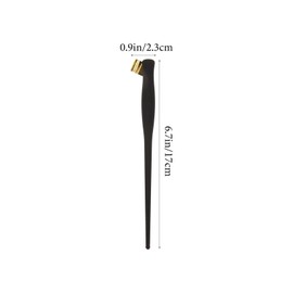 LALAFINA 2pcs Oblique Calligraphy Pen Point Holder Dip Pen Holder with Brass Flange for English Calligraphy Drawing Comic