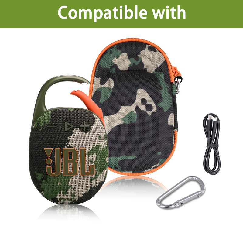 co2CREA Hard Carrying Case Replacement for JBL Clip 5 Waterproof