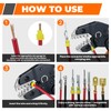 Noxtren 5-in-1 Wire Crimping Tool, AWG 28–16 Ratcheting Crimper for