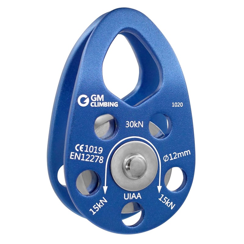 GM CLIMBING CE UIAA Certified 30kN Micro Pulley Mobile Side