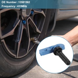 TUCKBOLD Tire Pressure Sensor for Opel Meriva 2014-2017 433MHz No.13581562 Tire Pressure Monitoring Sensor 1 Pc