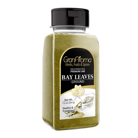 GranAroma Ground Bay Leaves, 7.2 oz, Savory Flavor, Soups & Sauces, Pickling Spice