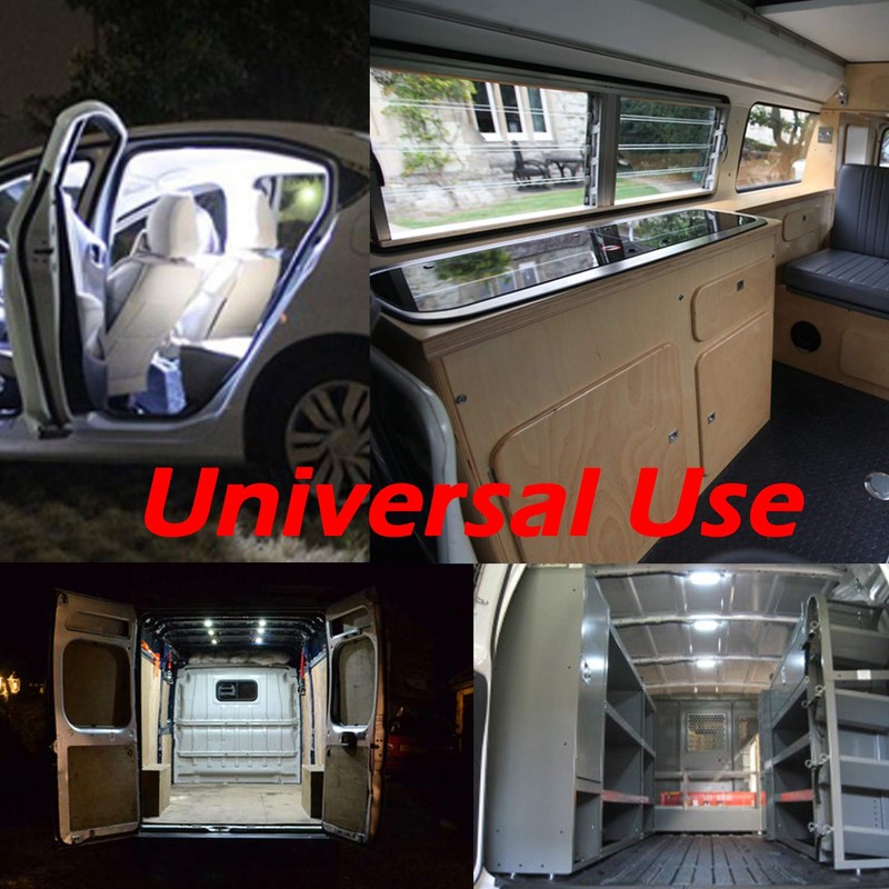 Ampper 12V Interior Van Lights, 120 LEDs Interior Light for