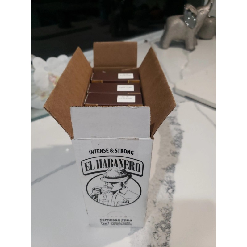 El Habanero 60 pods espresso coffee