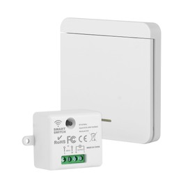 Wireless Switch Set Wireless Light Switch Light for Lamp Wireless Switch with Receiver Up to 50 m Range No Wiring LAOYE