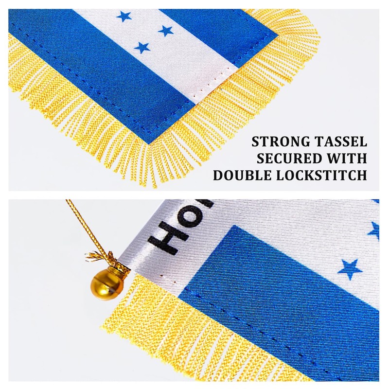 JBSJBS Honduras Hanging Flag Mini Small Hondurans Car Window Flags