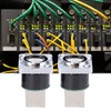 Conector de enchufes de interfaz RJ45 Aislador ignífugo, 2 uds.,