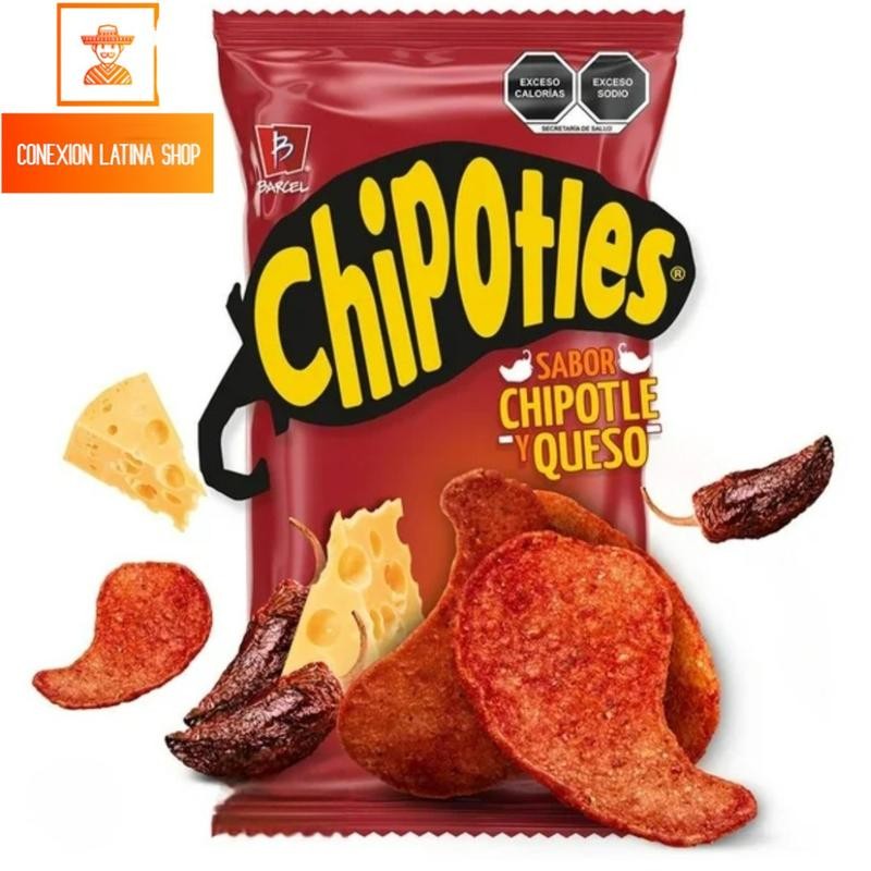 Barcel Chipotles sabor a chipotle y queso (BOX WITH 5