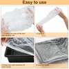 20 Pcs Paints Pan Liner Transparent, Disposable Paint Tray Liners,
