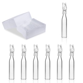 PEKYBIO Vial Insert, 5x29 mm Clear Glass Insert with Polyspring, Volume 150 ul, Pack of 100