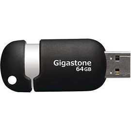 Gigastone 64GB Classic Capless USB 2.0 Flash Drive (GS-Z64GCNBL-R)
