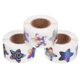 TEHAUX Pegatinas de Estrellas 1500 Piezas 2.5 cm Autoadhesivas – Recompensa Escolar para Tareas y Conducta – Decoración de Cuarto, Cuadernos, Fiestas Infantiles