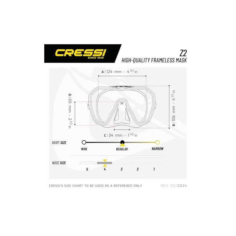 Cressi Z2 Mask - Pink Fluo