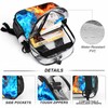 SFQKGVX Flame Dragon Fire Game Controller Clear Backpack For Boys