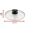 Takagi Tempered Glass Lid 8 inches (20 cm)