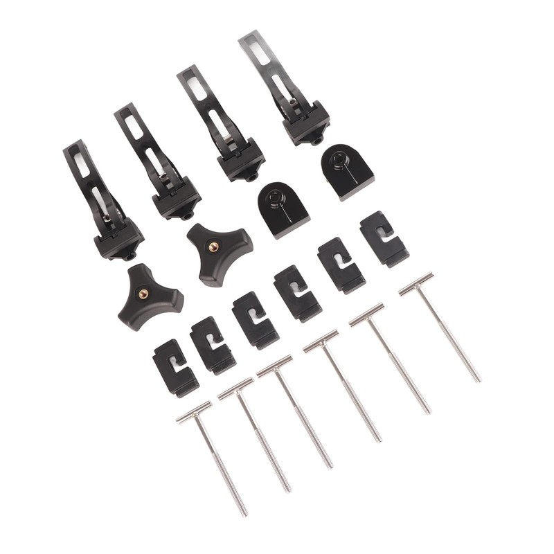 Ausla Universal Aluminum Clamp Set for Hard Trifold Tonneau Cover,