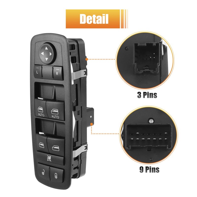 X AUTOHAUX Power Window Switch Window Lifter Switch for Ram