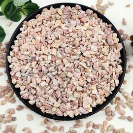 YISZM 2LB Succulent and Cactus Gravel Pebbles, 1/5 Inch Natural Decorative Polished Stones, River Rocks for Plants, Vases, Aquariums, Terrarium and Outdoor Gardening,Peach