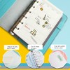 A7 Planner Refill,4 Packs per Set, Monthly Plan Paper, A7