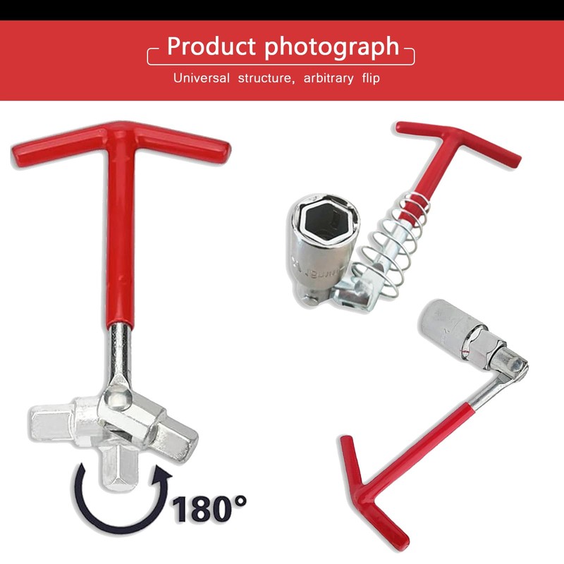 Piburth Spark Plug Removal Tool, Spark Plug Tool, Spark Plug