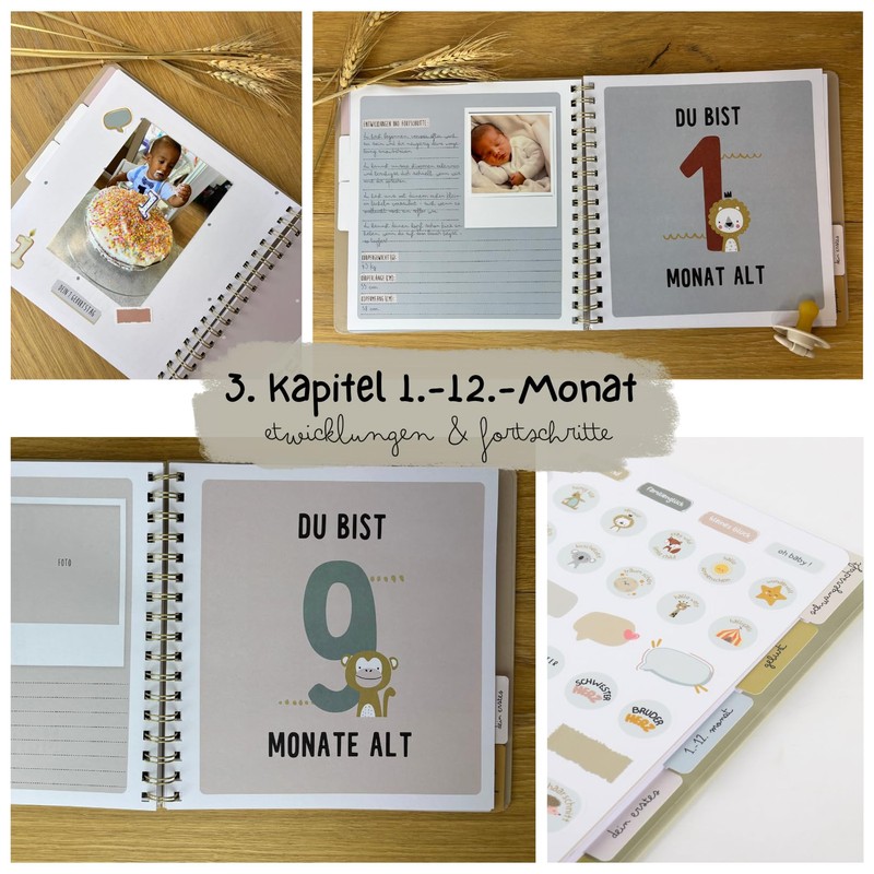 Baby Album My First Year, Memory Book to Fill in,