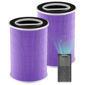 CHAMONNY P200S/P200 Pro Pet Care Filter Replcement, Compatible with WELOV P200S/P200 Pro Air Purifier, 3-in-1 H13 True HEPA Filter and Pre-Filter, 2 Pack