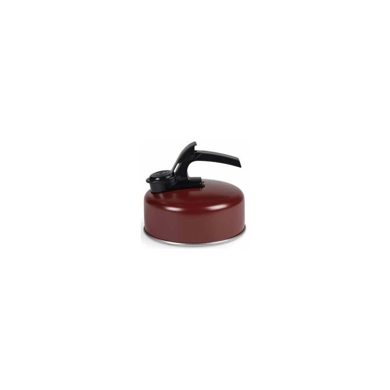 Kampa Billy Ember Red 1ltr Whistling Kettle