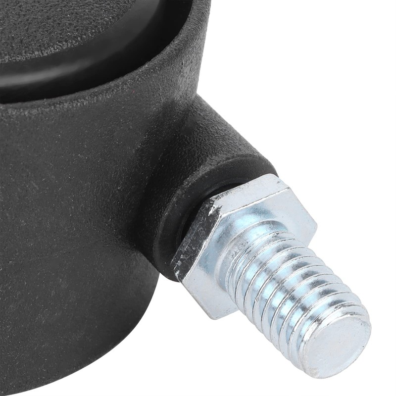 4Pcs 1.5in Casters Replacement 360 Degree Rotatable Universal Plastic Wheel