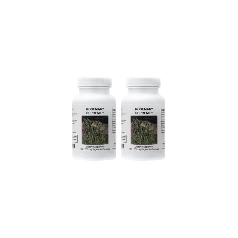 Supreme Nutrition Rosemary Supreme, 120 Pure Rosemary Vegetarian Capsules (Pack