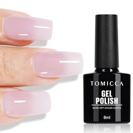 TOMICCA UV Nagellack Lila, 8ml Gel Nagellack, UV LED Soak Off Manicure Gel Lacquer Varnish
