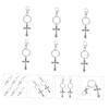ABOOFAN 18 PCS Key Chain Religious Key Rings Jesus Key