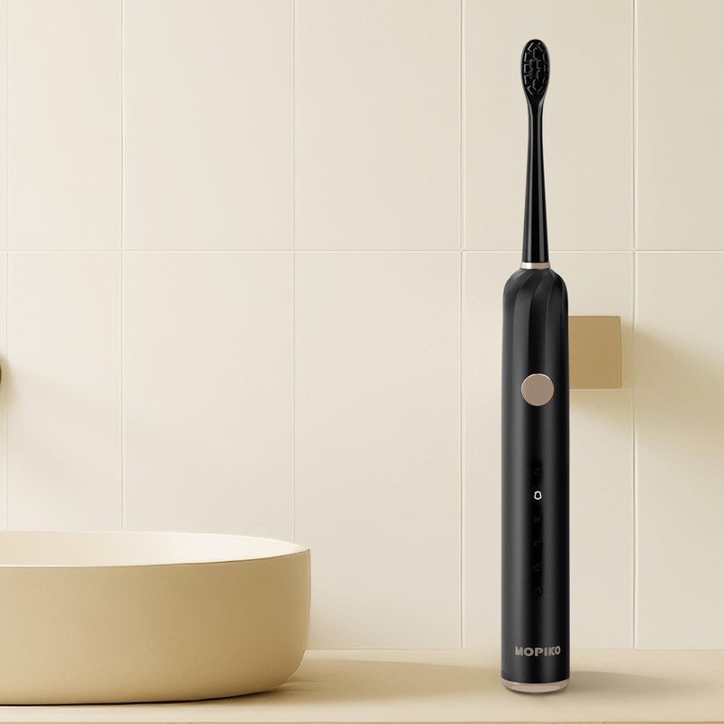 MOPIKO Sonic Electric Toothbrush for Adults - 6 Modes Rechargeable