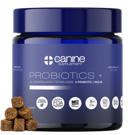 Probiotics for Dogs | Soft Chews with Digestive Enzymes, Pumpkin & Prebiotics | Supports Gut Health, Immunity, Stool Quality & Nutrient Absorption | Peanut Flavor, 90 Count