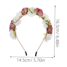 TOVINANNA Floral Headband for Women Elegant Flower Hairpiece for Weddings and Parties Comfortable Fit Beautifully Crafted Flowers for Prom and Special Occasions