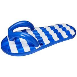 Blue Wave Marine Blue Flip Flop Inflatable Pool Float, 71"