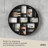 Umbra Luna Collage Picture Frame Holds Nine 4x6 Photos, Large