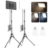 2 Pack LED Video Light Kit, Scrhot 15W Photography Lighting
