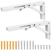 Pack of 2 Folding Console Heavy Duty Folding Hinge Folding