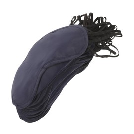 TOVINANNA 20pcs Breathable Polyester Sleep Eye Masks Lightweight Lightproof Eye Covers for Travel Outdoor Camping and Office Use